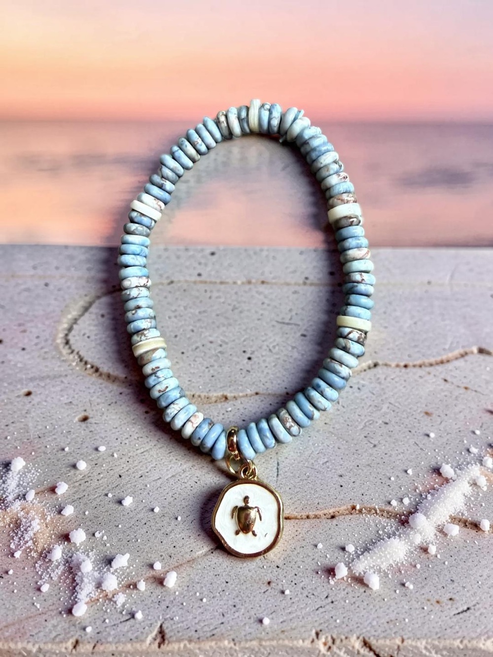 Imperial Jasper Rondelle bracelet 💙